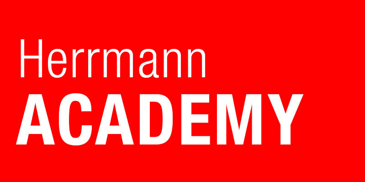 Graphic with text Herrmann Academy.